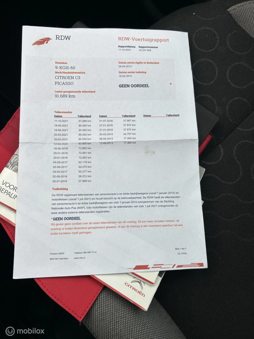 Hoofdafbeelding Citroën C3 Picasso