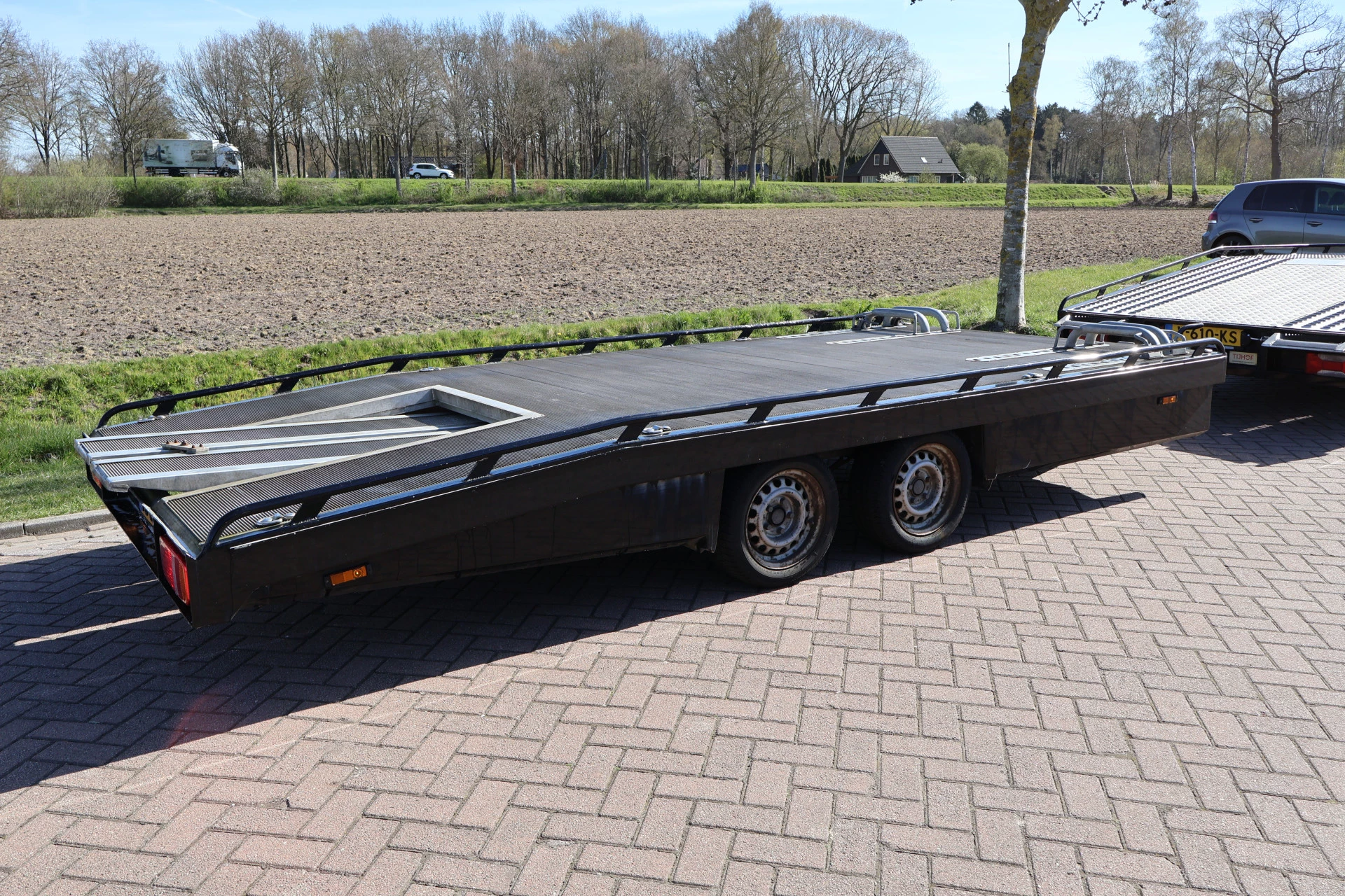 Hoofdafbeelding Iveco 40C18 AUTOMAAT,  oprijwagen Tijhof, incl tijhof aanhanger!