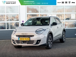 Fiat 600 1.2 Hybrid La Prima | Automaat | PDC | Adapt. Cruise | Clima | Apple Carplay | Stoelverwarming | Keyless | BSM | 18" | Camera