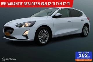 Ford Focus 1.0 EcoBoost 125 PK Titanium Business, Trekhaak, Clima, Donker glas, App connect, Cruise, Clima, Navi, Pdc voor + achter