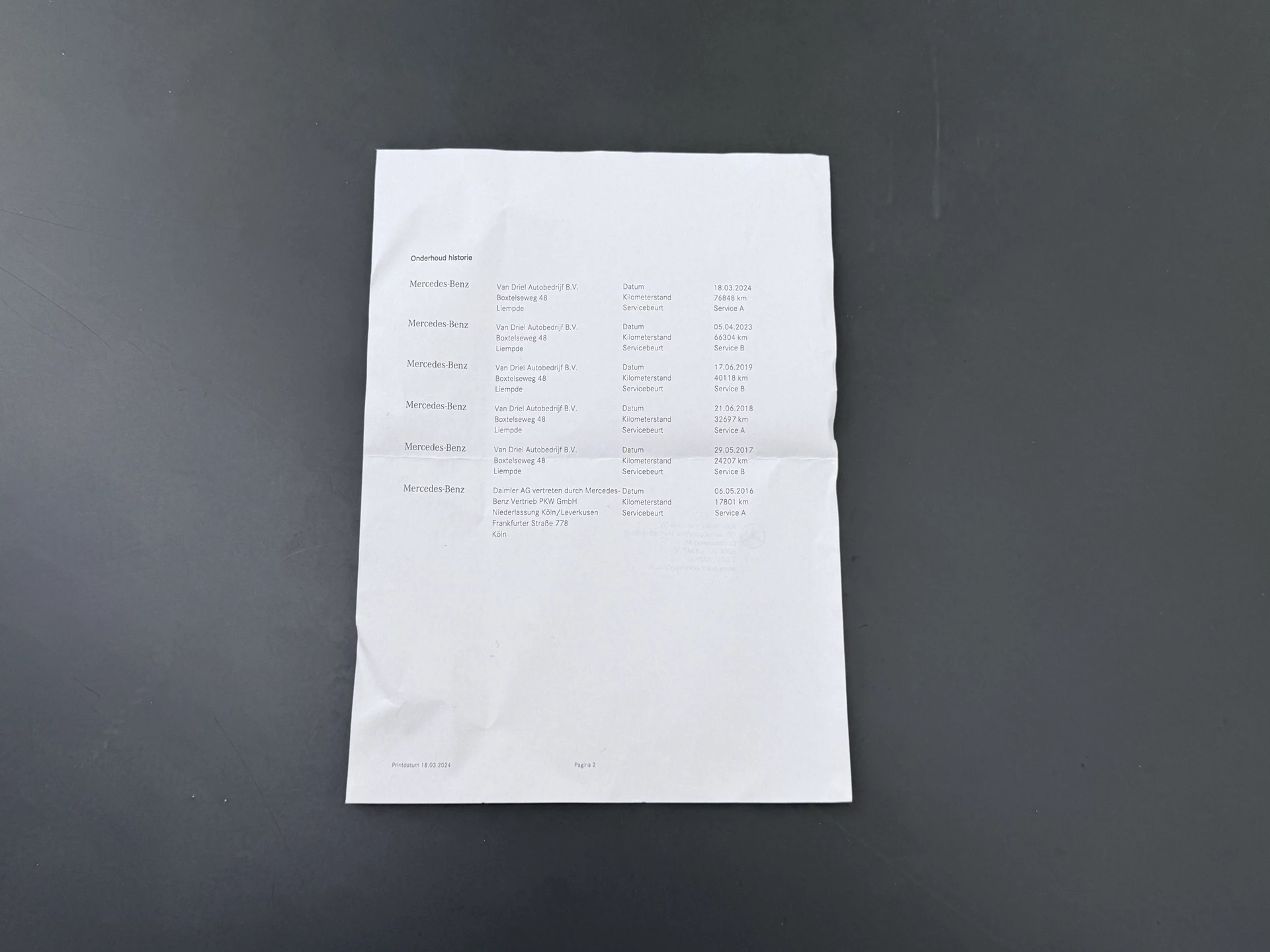 Hoofdafbeelding Mercedes-Benz B-Klasse