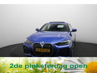 BMW i4 eDrive40 High Executive M Sport 84 kWh SOH 96,8% | Live Cockpit Plus | Schuif\Kanteldak | Head-Up Display | Leer