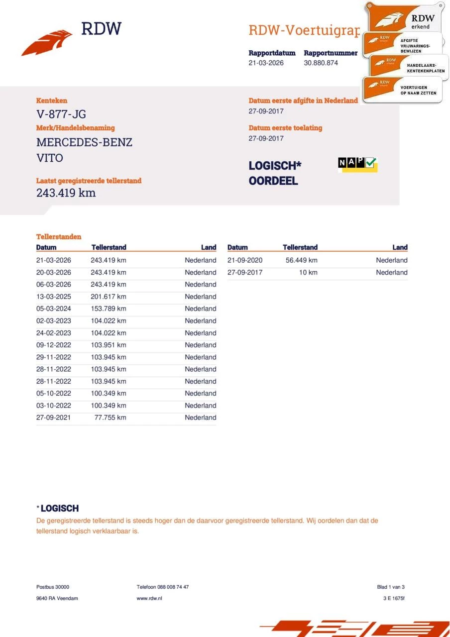 Hoofdafbeelding Mercedes-Benz Vito