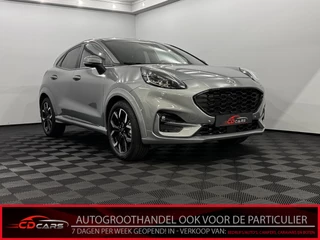 Hoofdafbeelding Ford Puma Ford Puma 1.0 155pk EcoBoost Hybrid ST-Line X Half leder, Camera, Navi, Winterpakket, Virtual desk, Keyless start, Cruise control