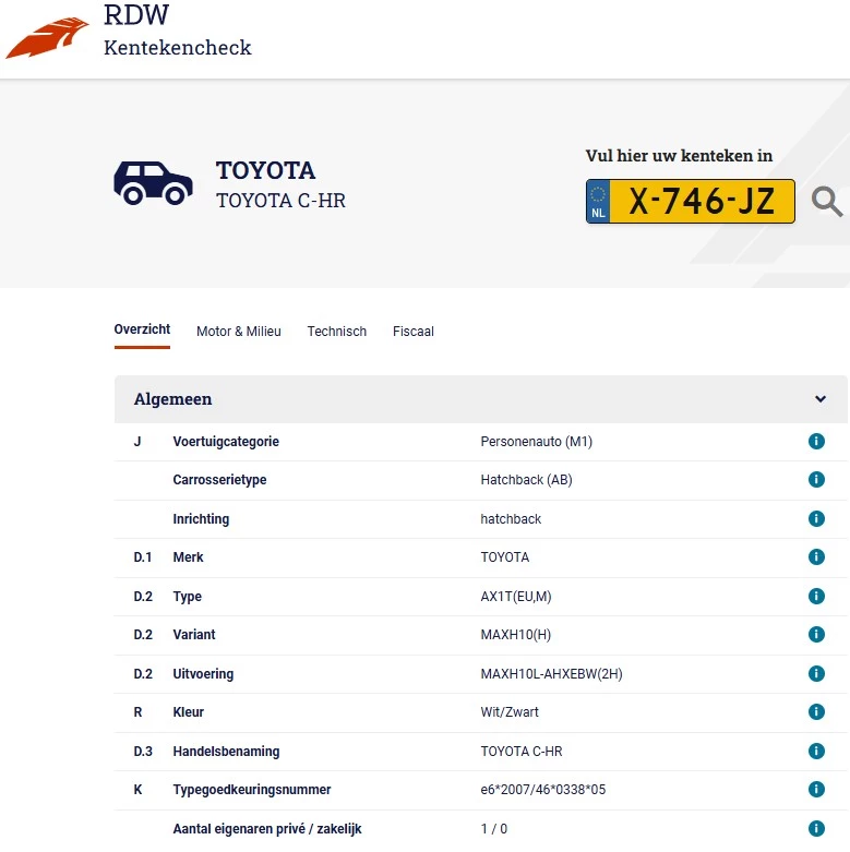 Hoofdafbeelding Toyota C-HR