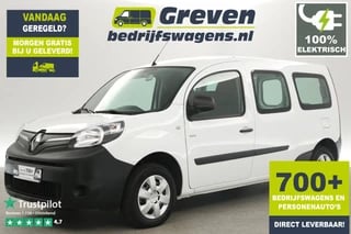 Renault Kangoo Z.E. L2H1 Huur-Accu 33 kWh Elektrisch Automaat Airco Navigatie PDC Elektrpakket