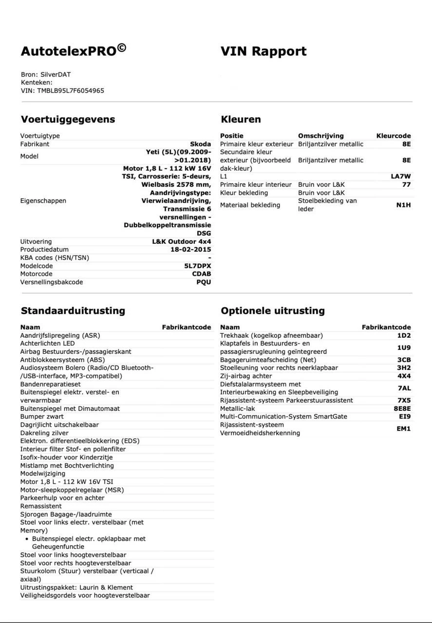 Hoofdafbeelding Škoda Yeti