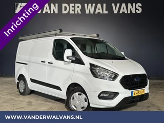 Ford Transit Custom 2.0 TDCI L1H1 inrichting Euro6 Airco | Imperiaal | LED | Trekhaak | Cruisecontrol | Verwarmde voorruit Parkeersensoren, Bijrijdersbank