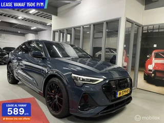 Audi e-tron Sportback 55 quattro S edition 95 kWh LEER VIRTUAL VELGEN LED Zeer netjes