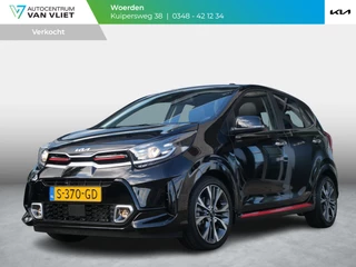 Kia Picanto 1.0 T-GDi GT-Line 5p | Cruise | Clima | Camera | Carplay | Navi | Schuif-kanteldak | Stoel-stuurverwarming |