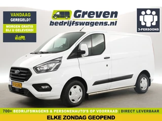 Ford Transit Custom 2.0 TDCI L1H1 Airco Cruise Camera Navigatie 3 Persoons PDC LED Elektrpakket Trekhaak