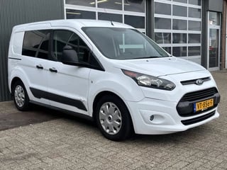 Ford Transit Connect 1.0 Ecoboost Benzine Airco 3-Persoons Sortimo Kastinrichting Omvormer Trekhaak 1200kg trekgewicht Schuifdeur Parkeersensoren achter 1e eigenaar Bpm vrij Lage belasting !!