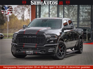 Dodge Ram 1500 Limited Night H.O 540HP 706Nm | Massage + Full Option | De Meest Luxe en Volle Pick-Up in zijn Klasse | Comfortabele Dubbele Cabine met Royale 5 Zitplaatsen | BPM vrij | Nu Leverbaar uit Voorraad | Voorraad Nr 2334 - 5409