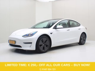 Tesla Model 3 Long-Range AWD 351pk 75 kWh 93% SoH [ TREKHAAK+FACELIFT+WARMTEPOMP+AUTOPILOT+620KM WLTP+PREMIUM AUDIO ]