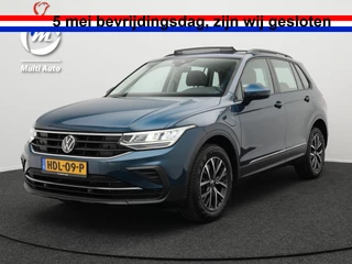 Volkswagen Tiguan 1.4 TSI Life 245pk Plug In Hybrid PHEV | Panorama Dak | Adaptive Cruise | Navigatie | Sportstoelen + Massage | Spraakbediening |