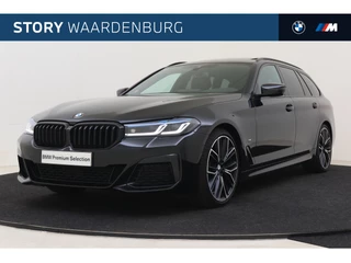 BMW 5 Serie Touring 520i High Executive M Sport Automaat / Panoramadak / Trekhaak / Laserlicht / M Sportonderstel / Live Cockpit Professional / Parking Assistant