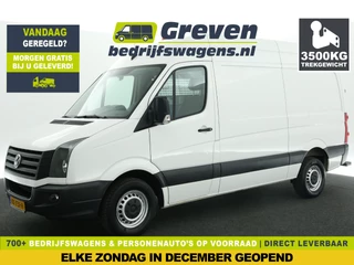 Volkswagen Crafter 35 2.0 TDI L2H2 3500kg Trekgew. 140PK Airco Cruisecontrol Elektrpakket Schuifdeur Trekhaak