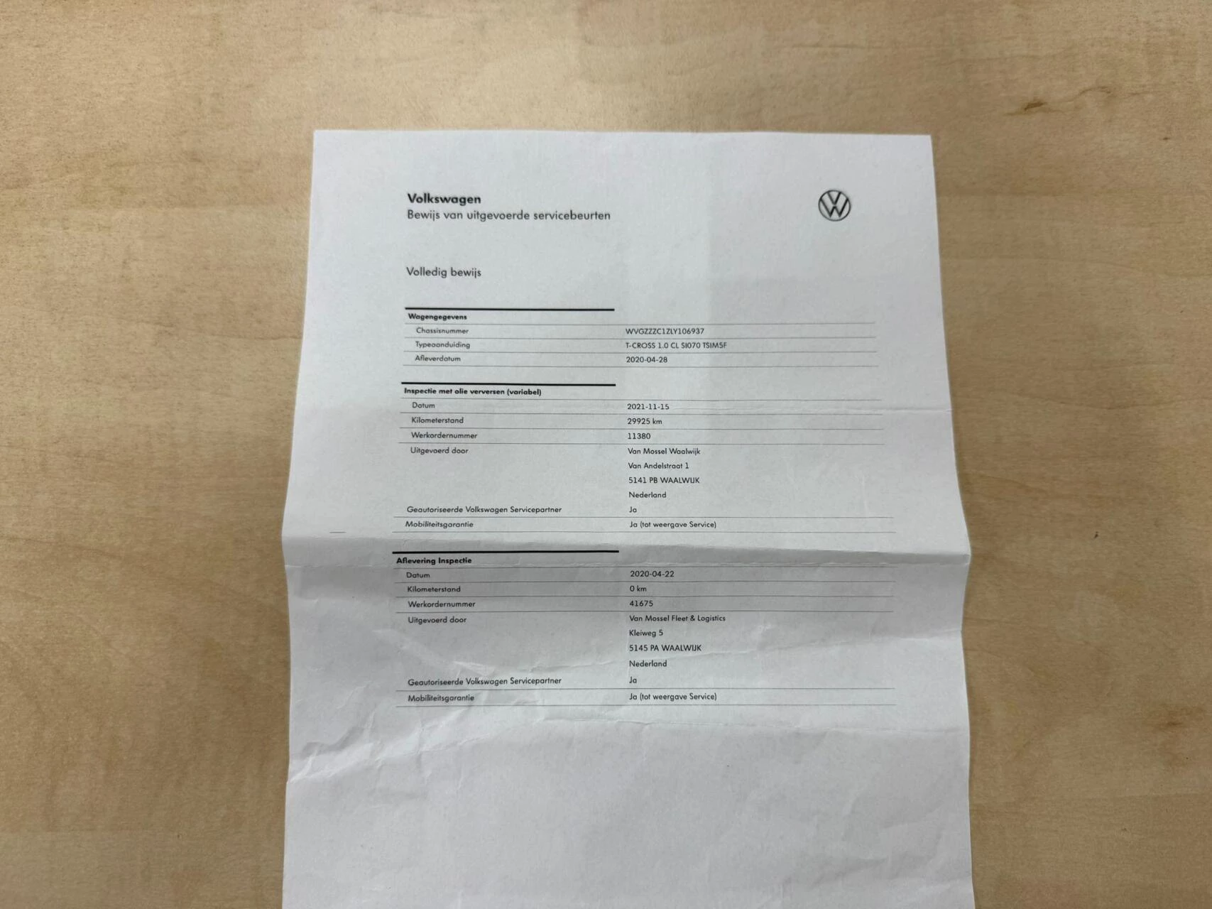 Hoofdafbeelding Volkswagen T-Cross