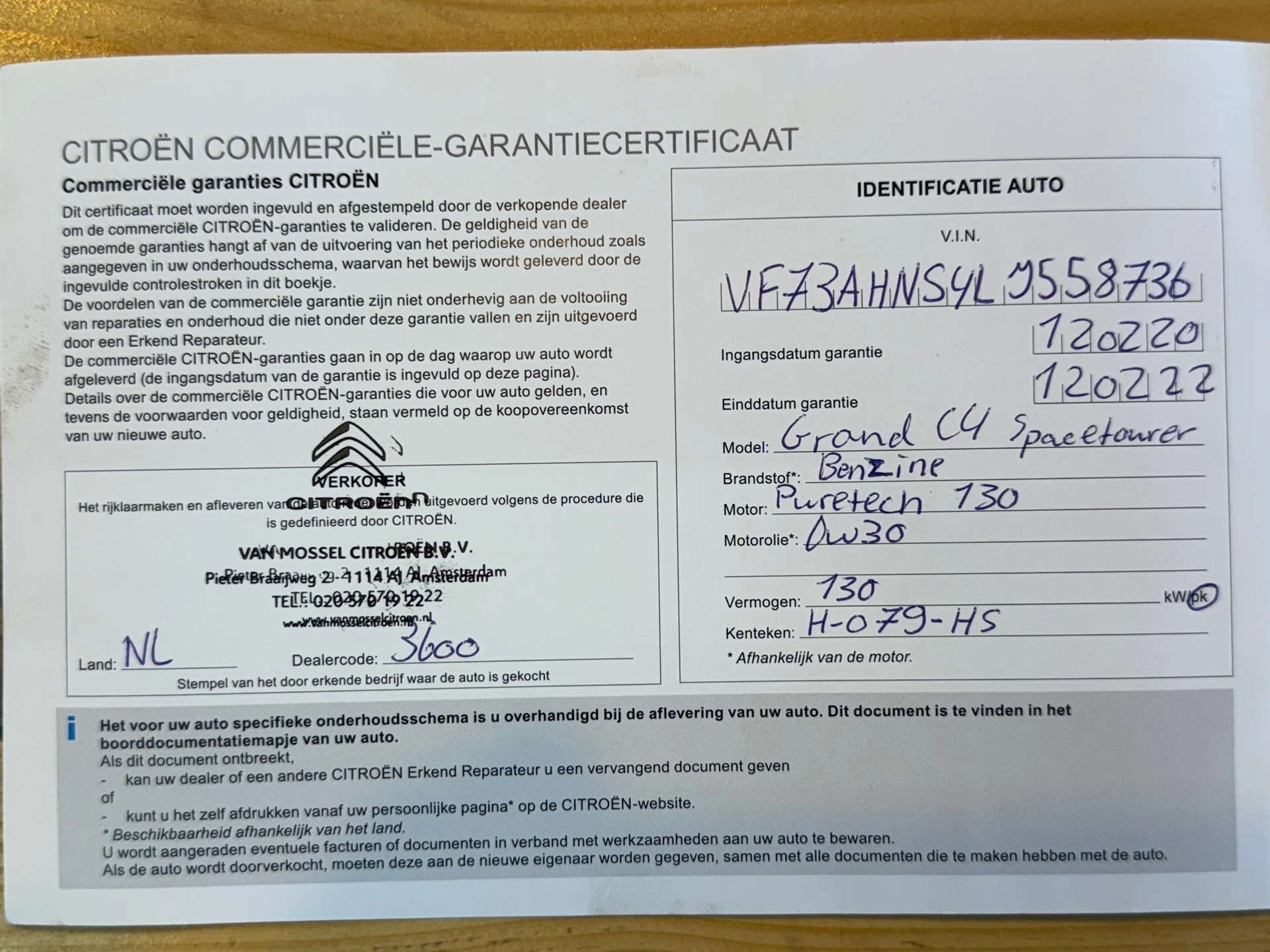 Hoofdafbeelding Citroën Grand C4 Spacetourer