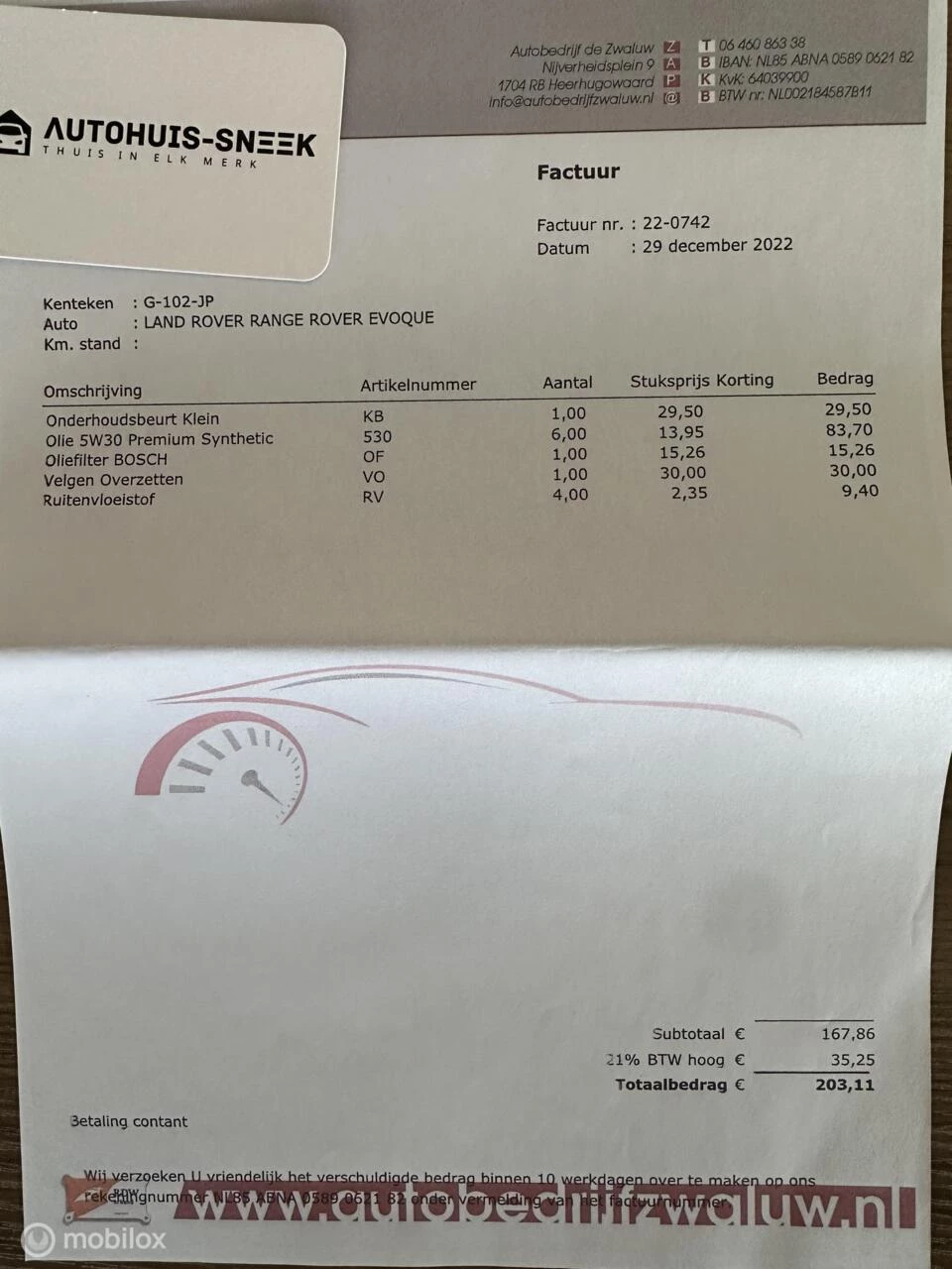 Hoofdafbeelding Land Rover Range Rover Evoque