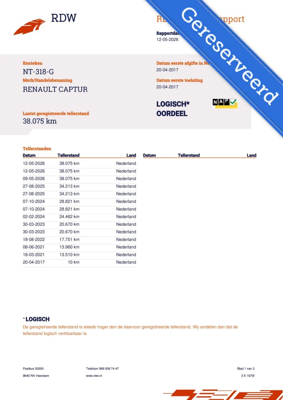 Hoofdafbeelding Renault Captur