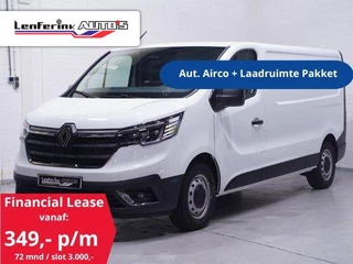 Renault Trafic 2.0 dCi 130 pk L2H1 Airco ECC, Laadruimte Pakket Apple Carplay, PDC V+A, Camera, Cruise control, Nieuw 2024, 3-Zits