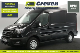 Ford Transit 2.0 EcoBlue L2H2 130PK | BPM Vrij | Airco Cruise Carplay Navi PDC 3 Persoons Elektrpakket Trekhaak