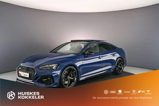 Audi RS 5 Sportback Competition | Pano | DRC | B&O | Head Up | 290km/h | Sportdiff | 360Cam | 20 Inch | Adapt. Cruise | RS Sportuitlaat + | Laser-Matrix | Ascariblauw |