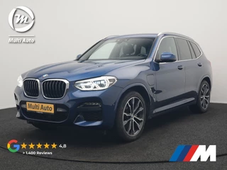 BMW X3 xDrive30e M Sport Plug In Hybrid 293pk Dealer O.H. PHEV | Trekhaak Af Fabriek | Camera | Adaptief Onderstel | Lederen Sportstoelen Verwarmd | Adaptive LED | Hifi Audio | Sfeerverlichting | 20"L.M | Virtual | Navigatie | DAB | Cruise Control |