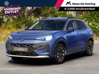 Hoofdafbeelding Volkswagen T-Roc Volkswagen T-Roc Life First Edition 1.5 eTSI 116 PK 7 versn. DSG · Comfort Pakket · Trekhaak · Voorraad OUTLET · Prijs is inclusief inruilpremie ·