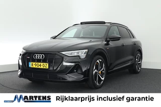 Audi e-tron 55 quattro S edition 95 kWh 408pk SOH 92% Trekhaak Memory Luchtvering Panoramadak