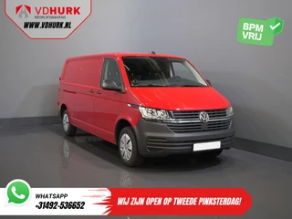 Volkswagen Transporter 2.0 TDI L2 BPM VRIJ! Standkachel/ Stoelverw./ Carplay/ Cruise/ PDC/ Trekhaak