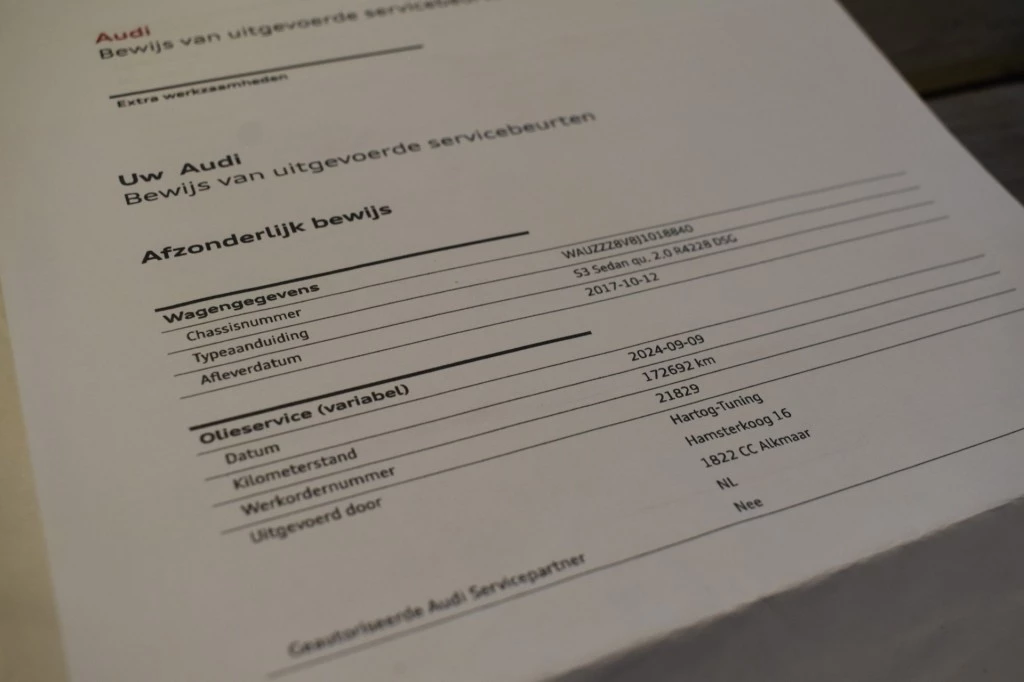 Hoofdafbeelding Audi S3