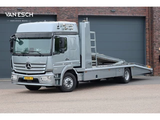 Hoofdafbeelding Mercedes-Benz Atego Mercedes-Benz Atego 1330 3-Lader TIJHOF | Autotransporter | EURO6 | Schuifdak | Trekhaak | Koelbox | Autotransporter |