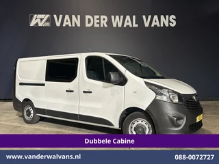 Opel Vivaro 1.6 CDTI 122pk L2H1 *Rijklaar Direct Rijden* Dubbele Cabine Euro6 Airco | Camera | Trekhaak | LED | 5-Zits Cruisecontrol, Bluetooh-telefonie
