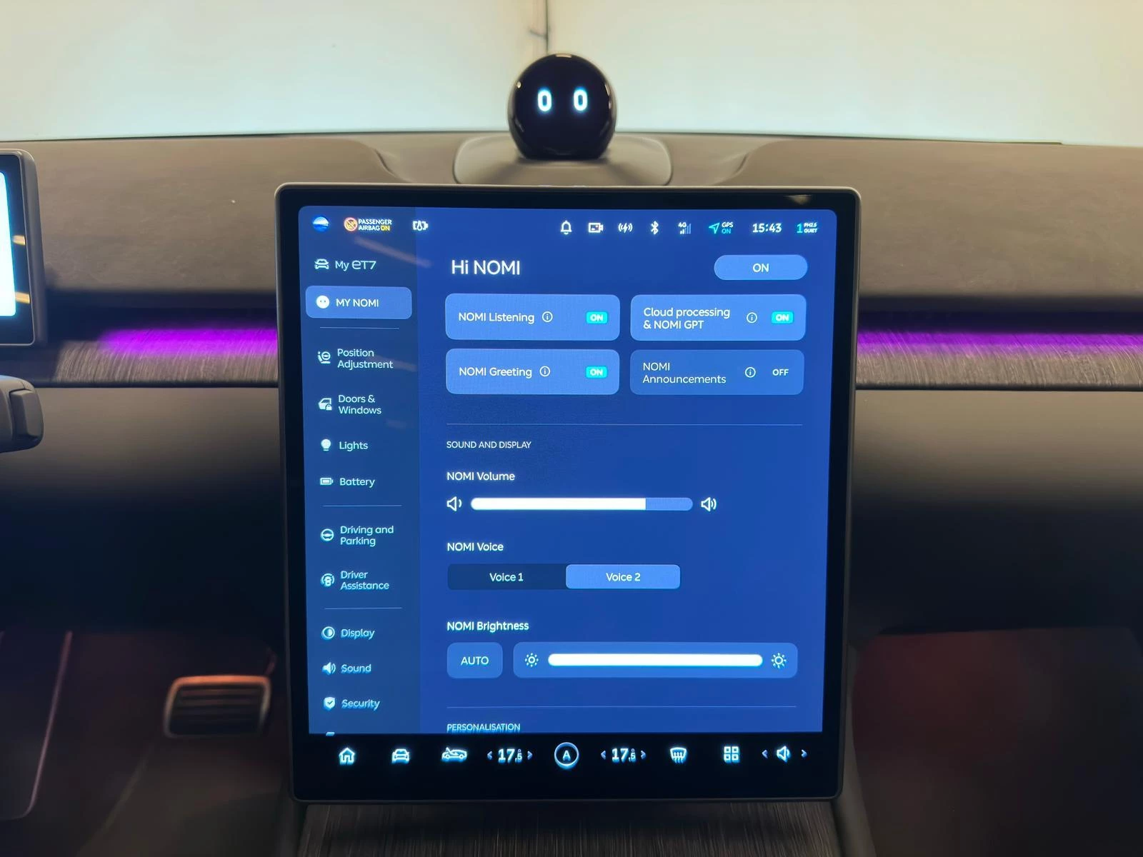 Hoofdafbeelding NIO ET7