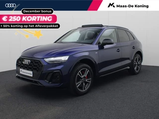 Audi Q5 55 TFSIe 270kW/299PK S Line · Panoramadak · Leder/ Stof · Stoel- & stuurverwarming · Garantie tot maart 2025