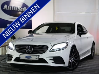 Hoofdafbeelding Mercedes-Benz C-Klasse Mercedes-Benz C-Klasse Coupé 180 AMG Line Premium LED STOELVW PDC CAMERA CRUISE C '19