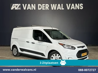 Ford Transit Connect 1.5 TDCI 101pk L2H1 Inrichting Euro6 Airco | Cruisecontrol | 3-Zits | Trekhaak | Verwarmde voorruit Dakdragers, Bijrijdersbank