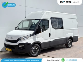 Hoofdafbeelding Iveco Daily Iveco Daily 35S14 2.3 L2H2 Dubbele Cabine 7 Stoelen Mixto DoKa Airco Cruise Control Trekhaak 3.5t Lucht geveerde stoel