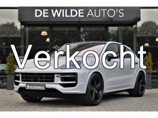 Porsche Cayenne Coupé 3.0 E-Hybrid SportDesign 470pk Krijt Pano Trekhaak Sportuitlaat 18-weg Stoelventilatie