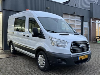 Ford Transit 350 2.2 TDCI L2H2 Euro 6 Inrichting Omvormer Standkachel Trekhaak 2800 kg Kastinrichting Servicewagen Sortimo Parkeerhulp voor en achter Bpm vrij Inrichting