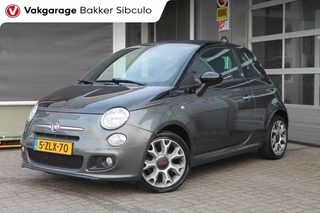 Hoofdafbeelding Fiat 500C Fiat 500C 500 C 0.9 TWINAIR LOUNGE GQ design uitvoering CLIMA LEER