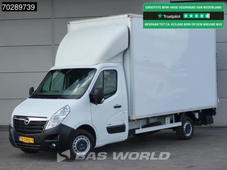 Opel Movano 136PK D'Hollandia Laadklep Bakwagen Airco Cruise Lat om Lat Euro6 Meubelbak Koffer 22m3 Airco Cruise control