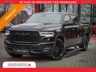 Dodge Ram 1500 LIMITED NIGHT H.O 540PK 706 Nm 2025 | XB9 | MASSAGE | BOM VOL | CREW CAB | DUBBELE CABINE | GRIJSKENTEKEN | DE MEEST LUXUEUZE en BEGEERDE Pick-up VOORRAAD NR 2330 - 7407