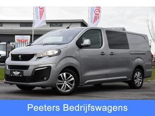 Peugeot Expert 2.0 BlueHDI 120 Long Asphalt DC 360 Camera, Cruise, Carplay, 2 x Schuifdeur, Multimedia, 122pk, Trekhaak, Sensoren, Uniek!