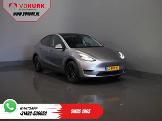 Hoofdafbeelding Tesla Model Y Tesla Model Y 455 Km WLTP (DEMO) Pano/ Memory/ Elek.klep/ Stoelverw./ Navi/ 360 Camera/ Climate/ 20” LMV
