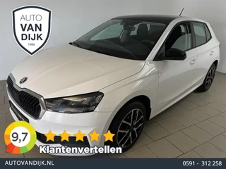 Hoofdafbeelding Škoda Fabia Skoda Fabia 1.0 MPI Ambition AIRCO CRUISE NAVI VIA APP BLUETOOTH ELEK RAMEN CENT VERG ZWART DAK VELGEN NIEUWSTAAT