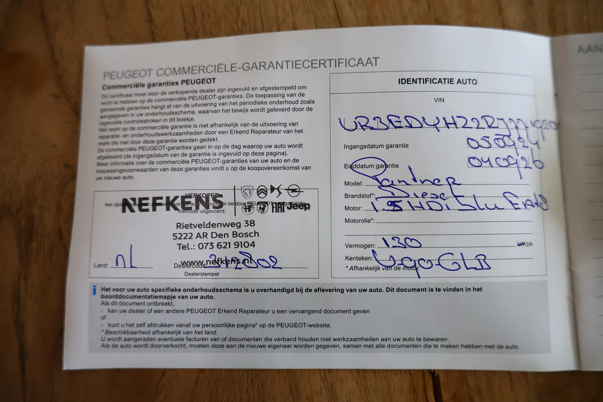 Hoofdafbeelding Peugeot Partner