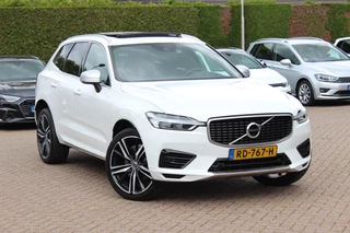 Volvo XC60 2.0 T8 Twin Engine AWD R-Design / Trekhaak / Panoramadak / Leder / CarPlay / 21'' / Parkeerhulp V+A / Stoelverwarming / DAB / Cruise Control